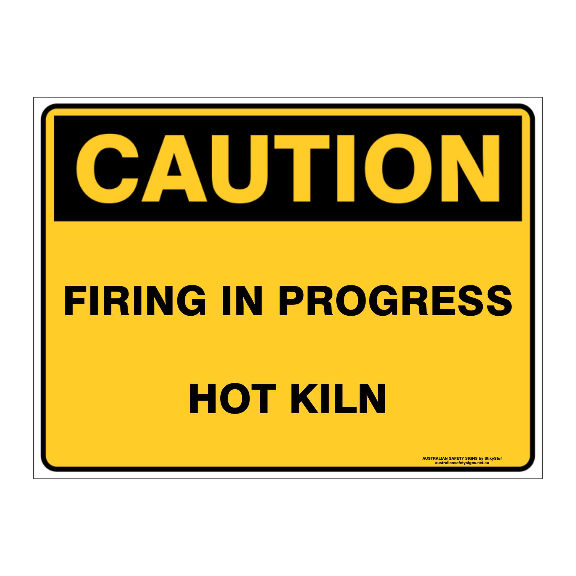 Custom Text Caution Sign