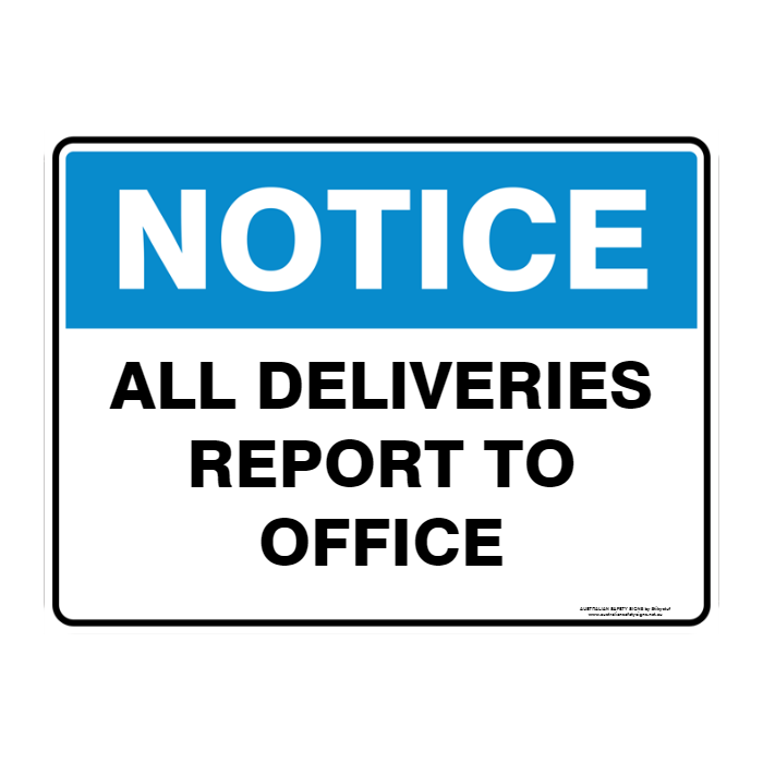 NOTICE CUSTOM TEXT SIGN
