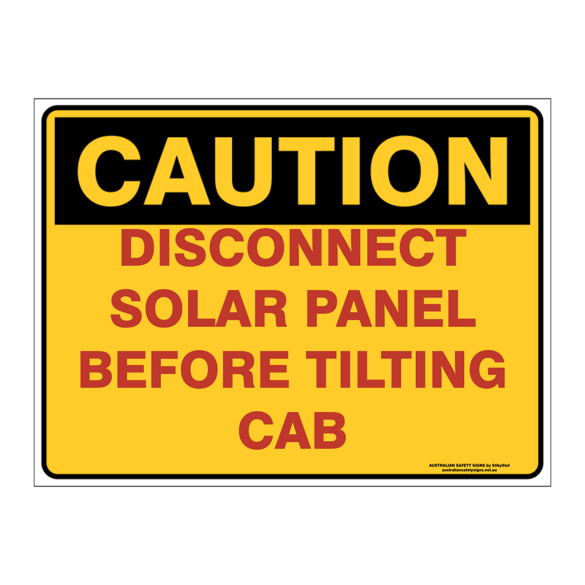 Custom Text Caution Sign
