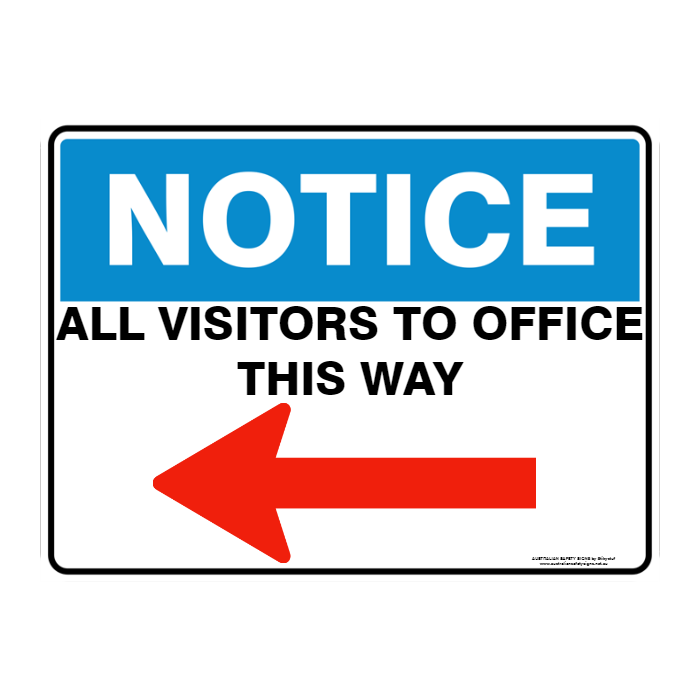 NOTICE CUSTOM TEXT SIGN