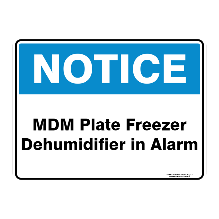 NOTICE CUSTOM TEXT SIGN