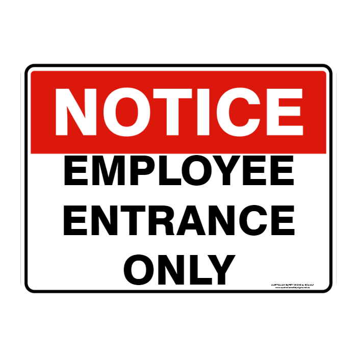 NOTICE CUSTOM TEXT SIGN - Australian Safety Signs