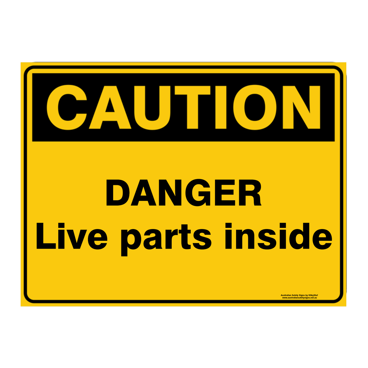 Custom Text Caution Sign