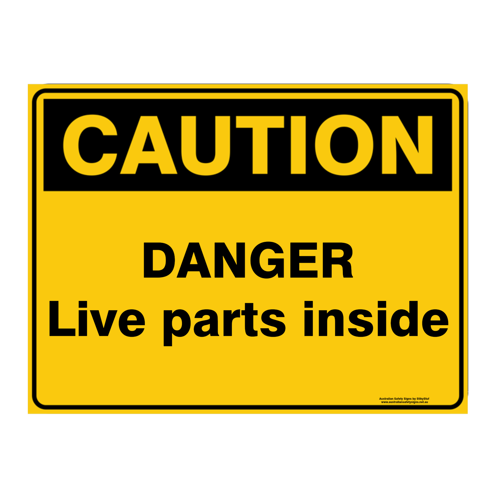 Custom Text Caution Sign