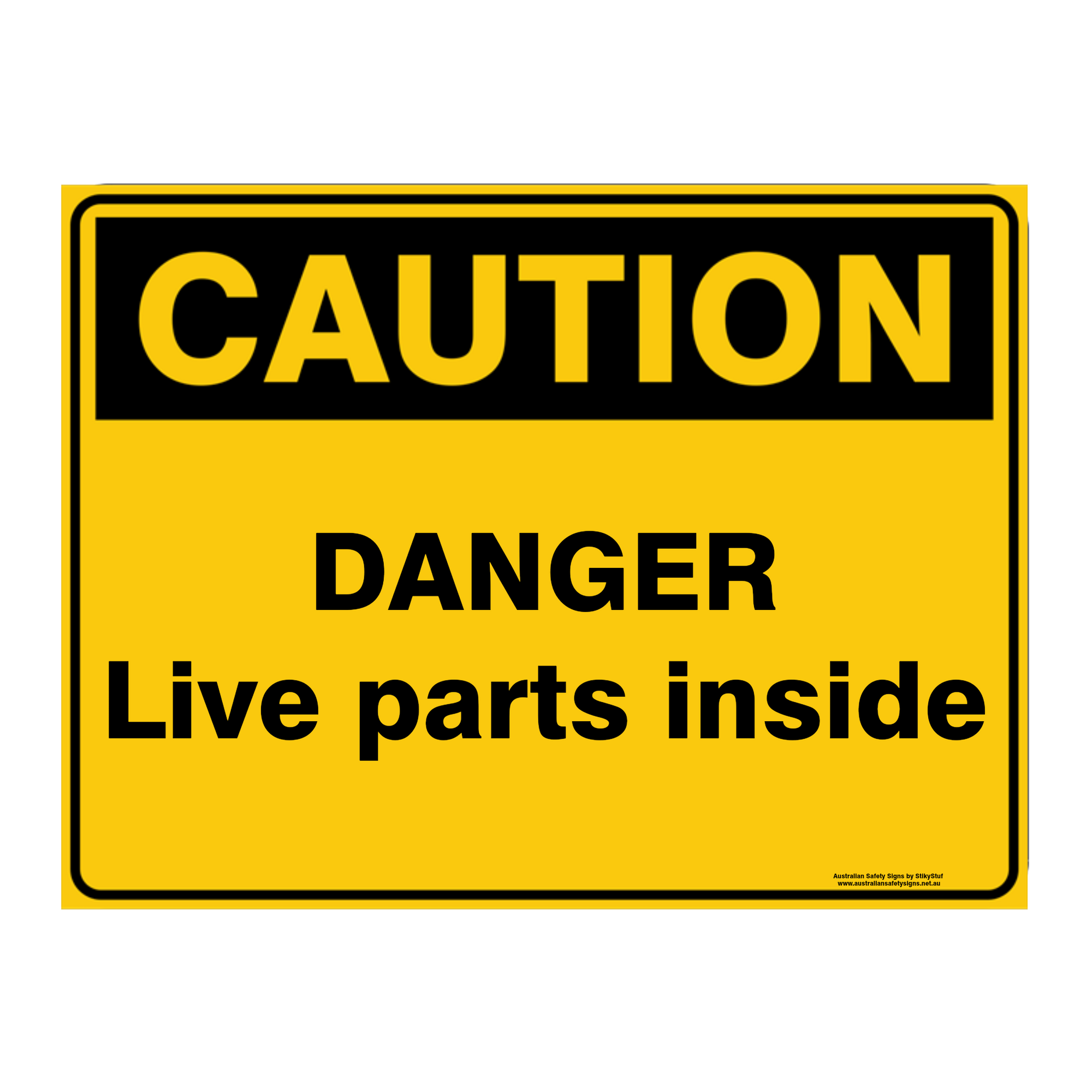 Custom Text Caution Sign