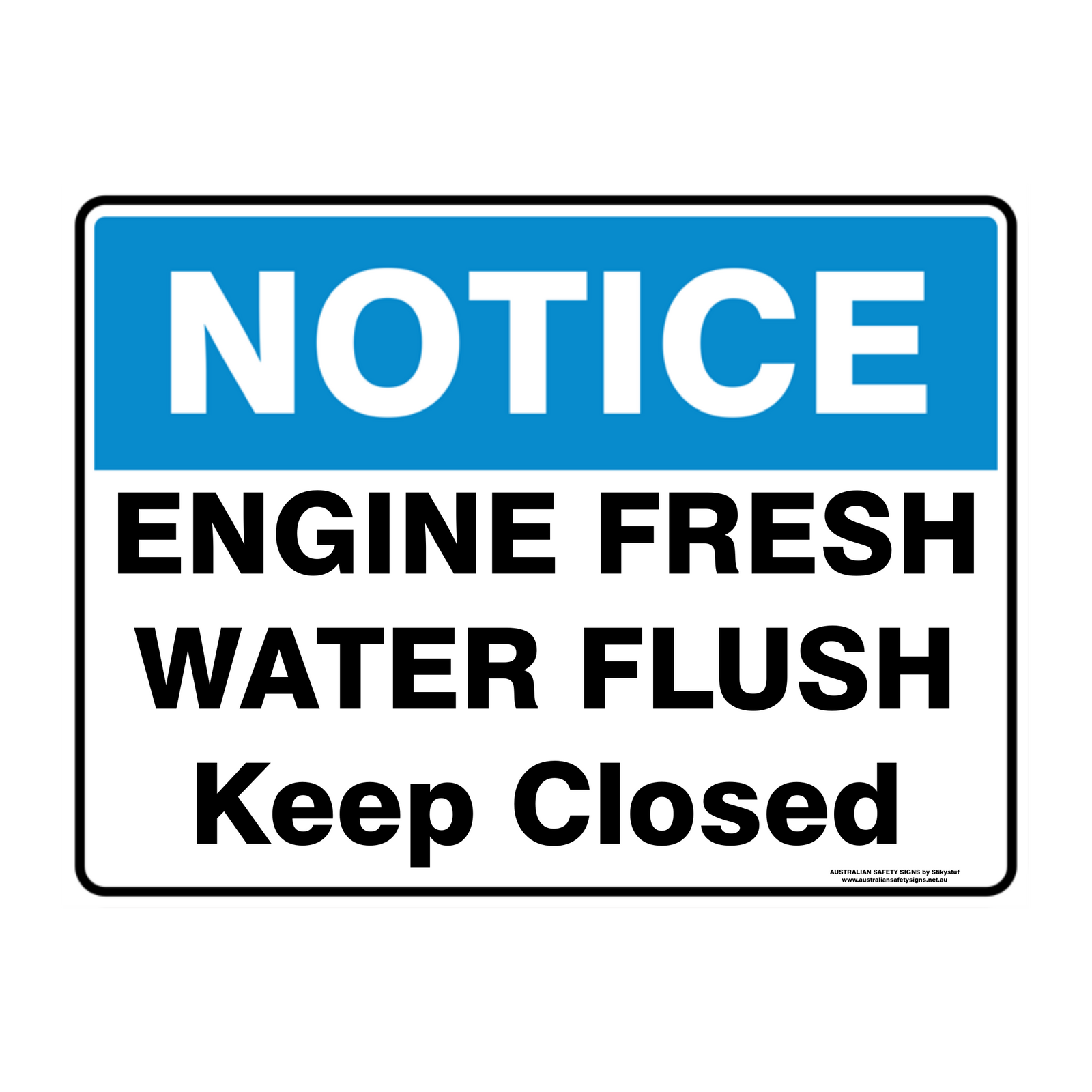 NOTICE CUSTOM TEXT SIGN