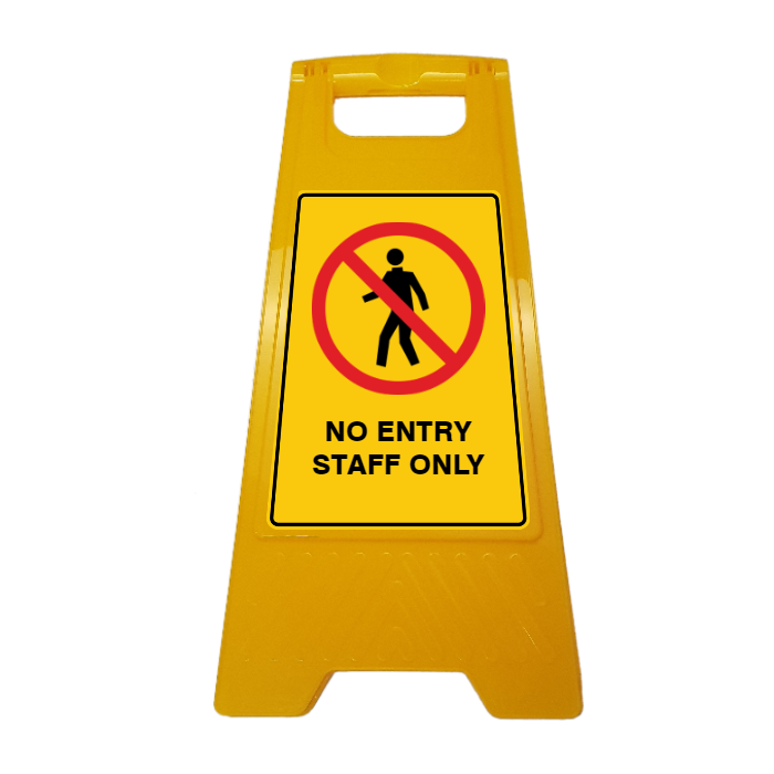 New CUSTOM Your Text Here A-Frame Floor Stand