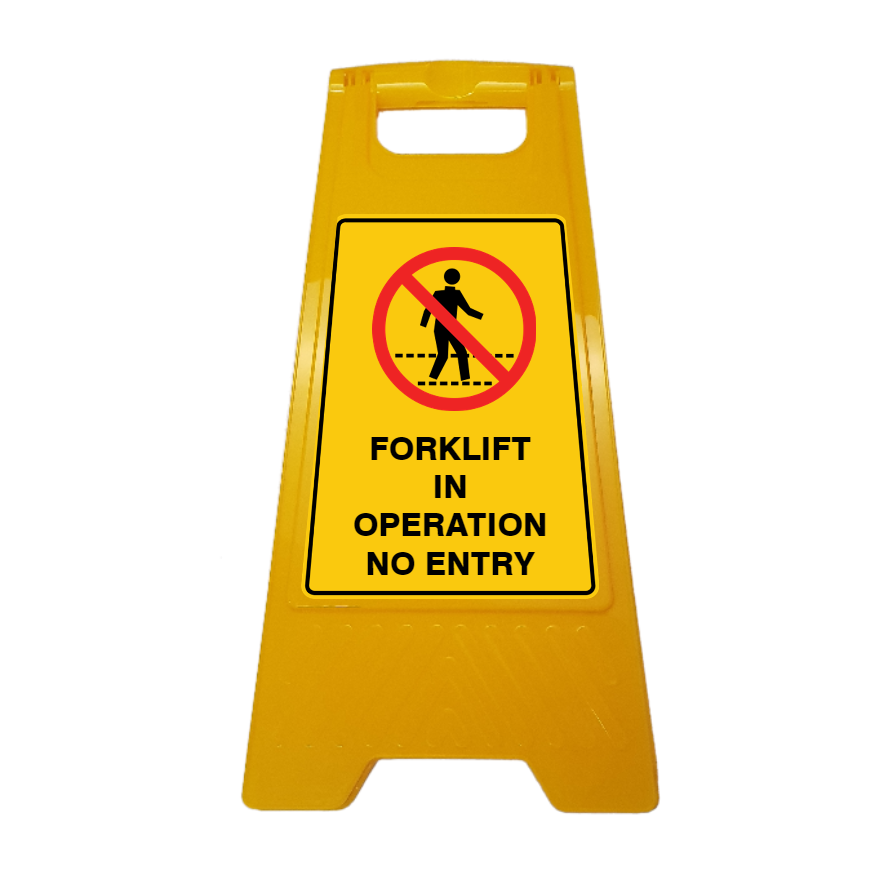 New CUSTOM Your Text Here A-Frame Floor Stand