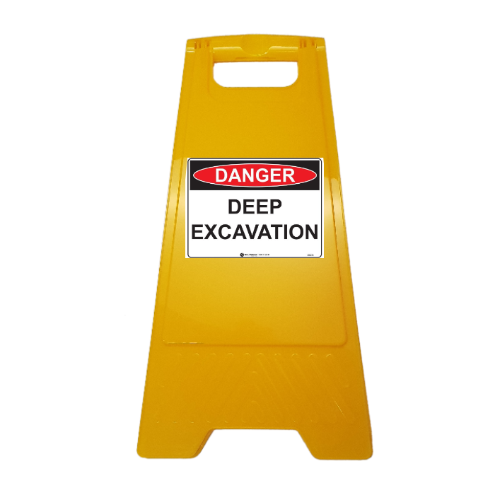 New CUSTOM Your Text Here A-Frame Floor Stand