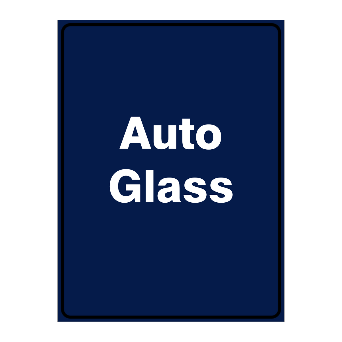 Custom Text Sign Portrait