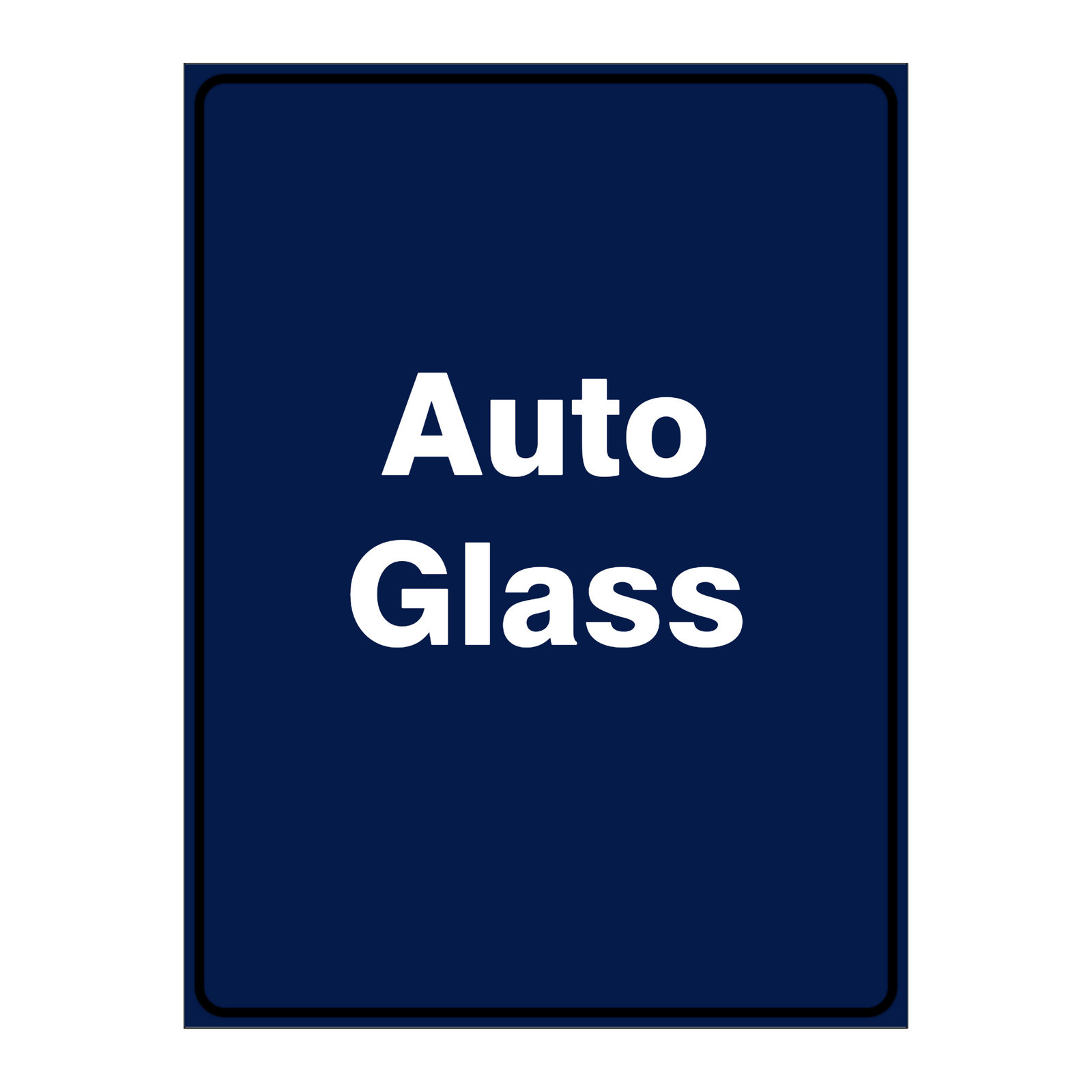 Custom Text Sign Portrait