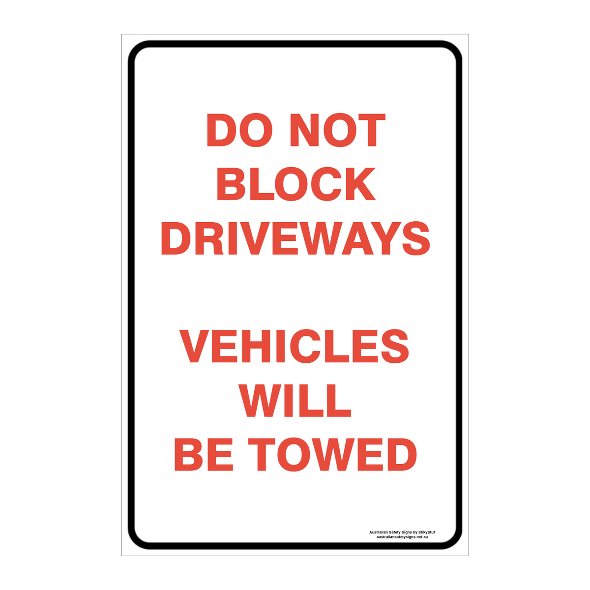 CUSTOM PARKING SIGN