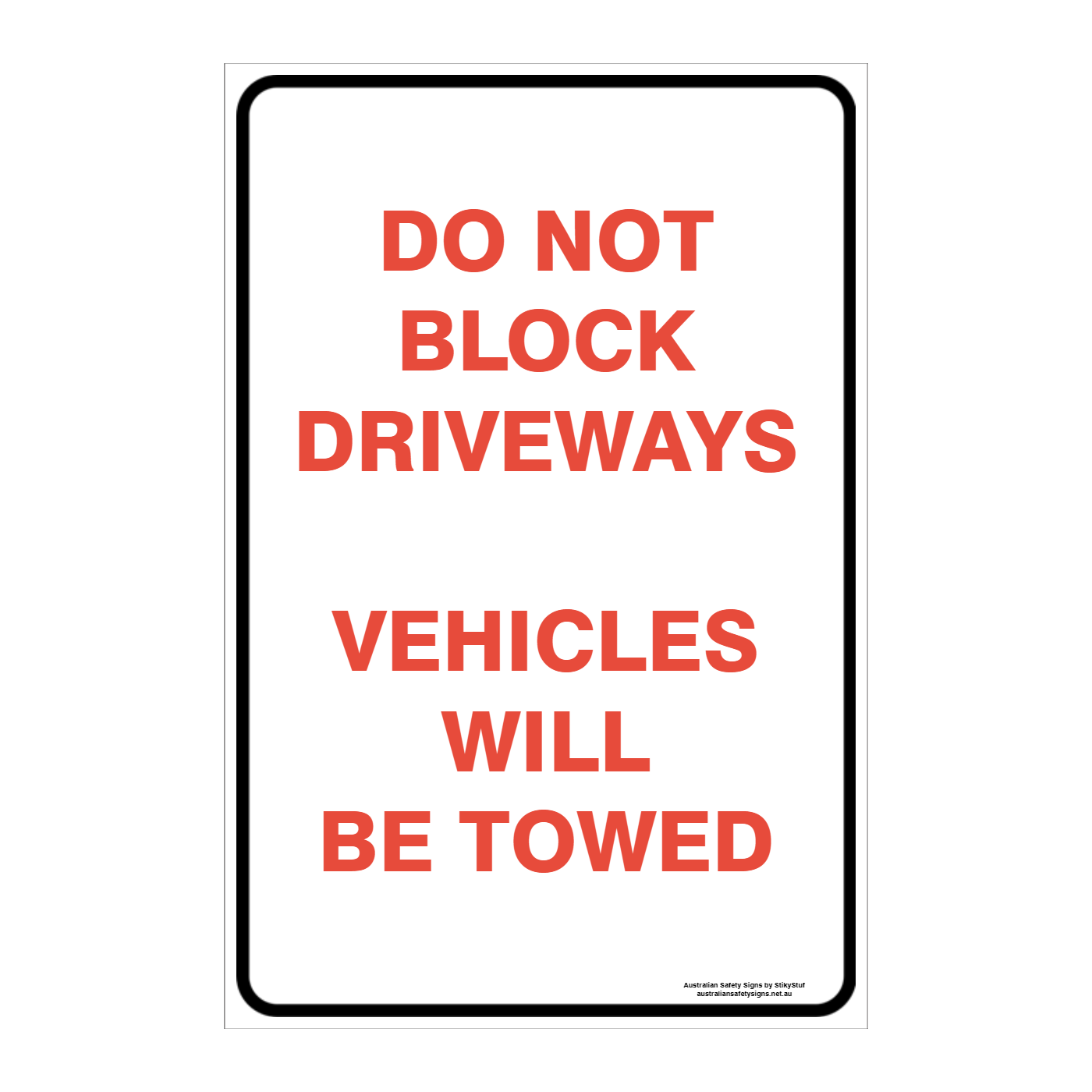 CUSTOM PARKING SIGN