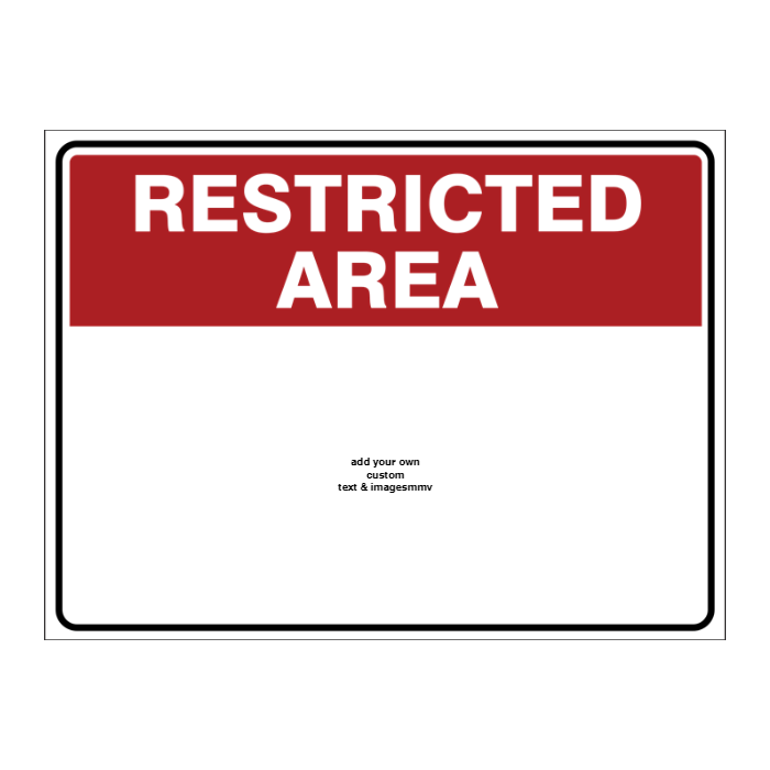 Custom general sign