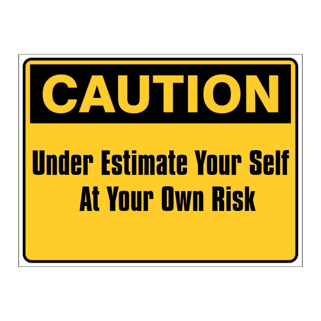 Custom Text Caution Sign