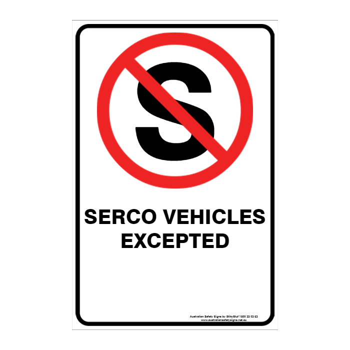 CUSTOM PARKING SIGN