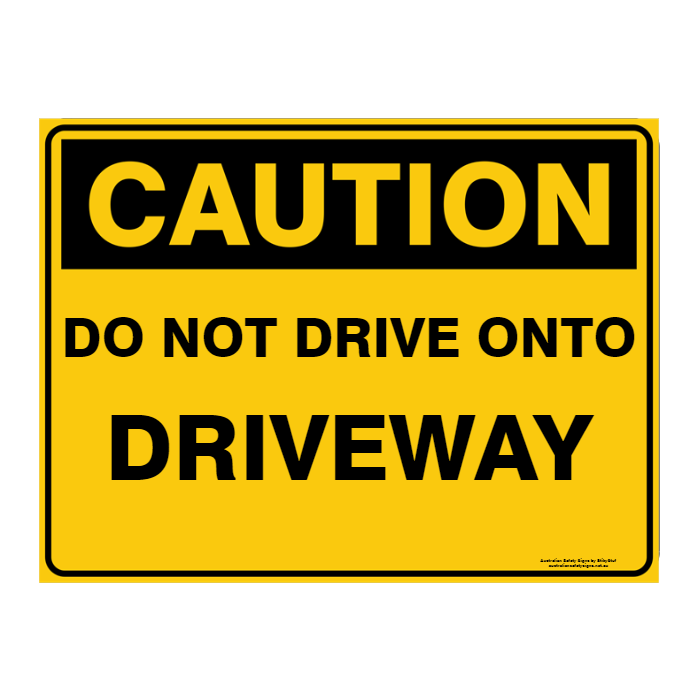 Custom Text Caution Sign