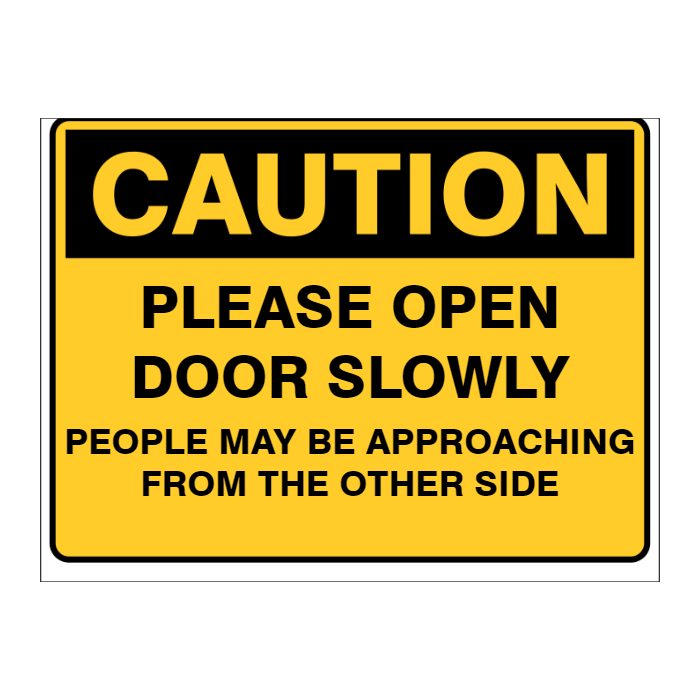Custom Text Caution Sign