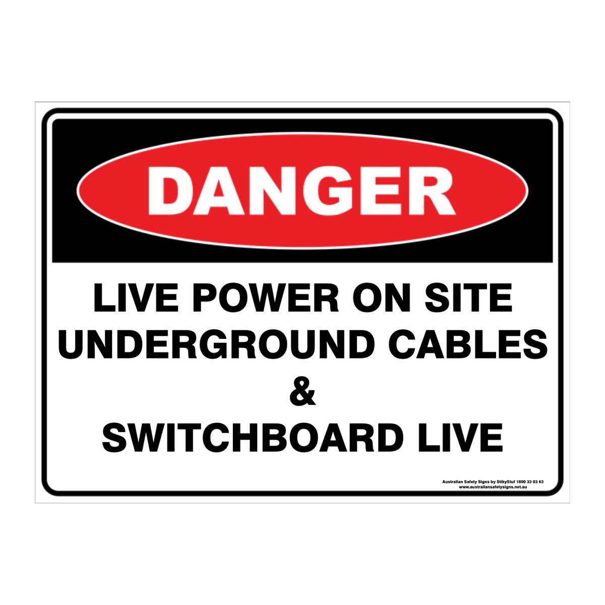 Danger Custom Text Sign