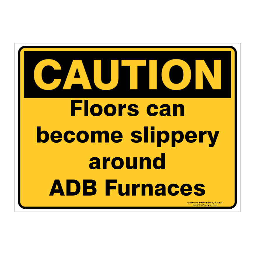 Custom Text Caution Sign