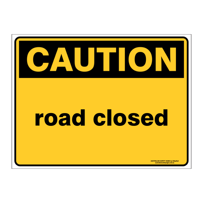 Custom Text Caution Sign