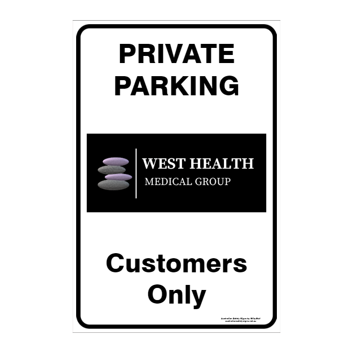 CUSTOM PARKING SIGN