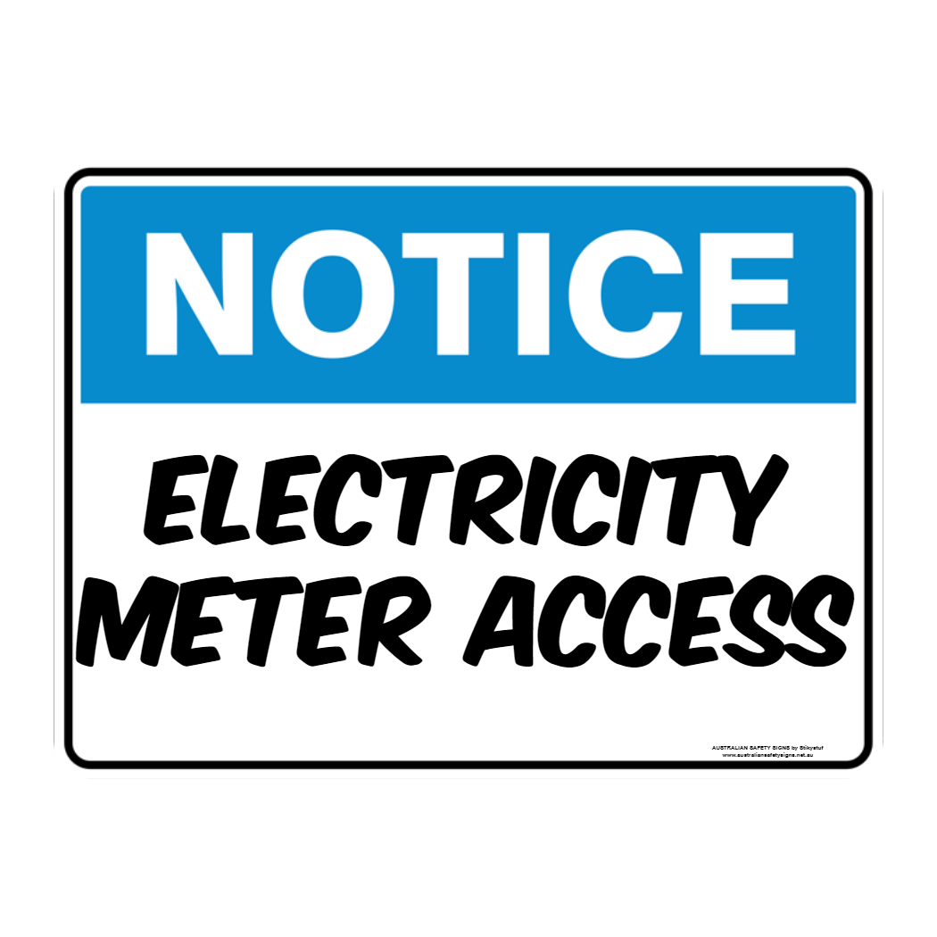 NOTICE CUSTOM TEXT SIGN