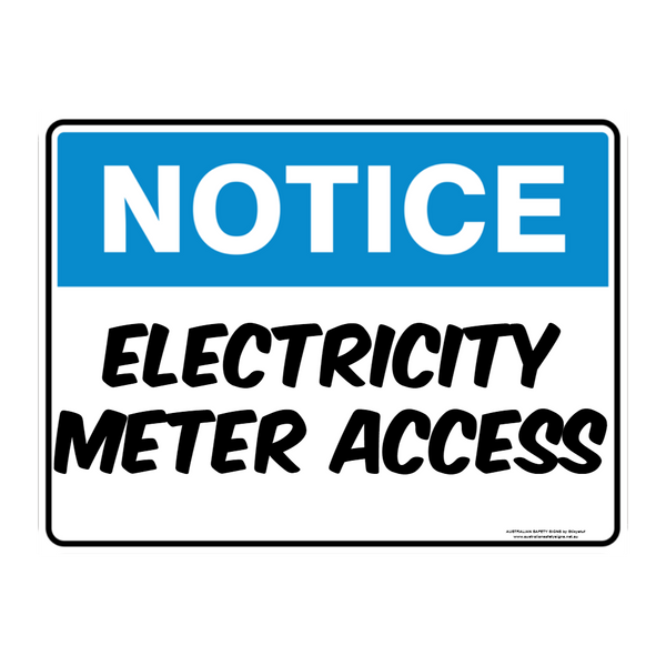 NOTICE CUSTOM TEXT SIGN - Australian Safety Signs
