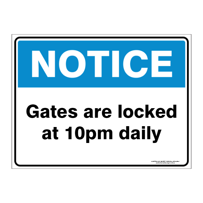 Custom general sign