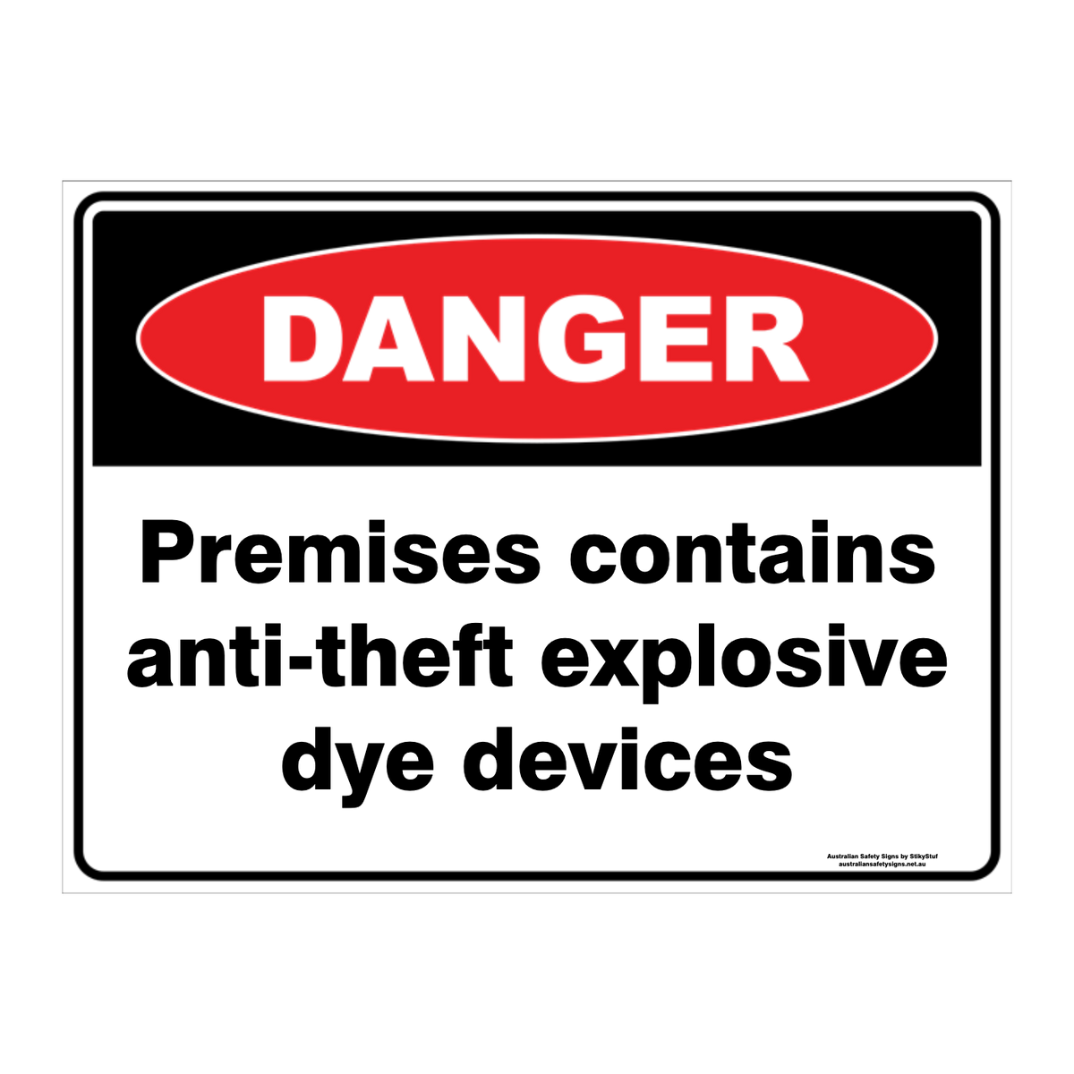Danger Custom Text Sign