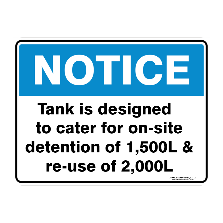 NOTICE CUSTOM TEXT SIGN
