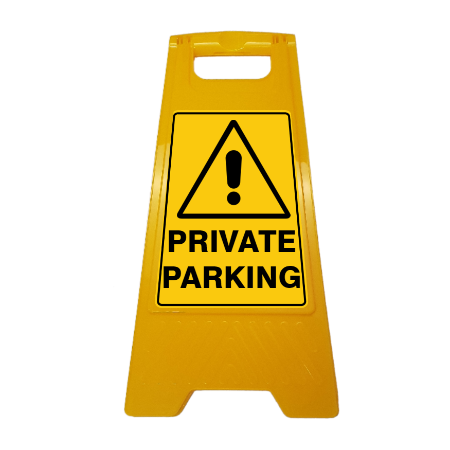 New CUSTOM Your Text Here A-Frame Floor Stand