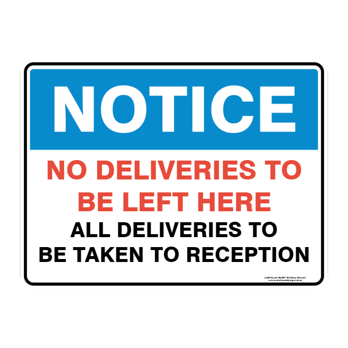 NOTICE CUSTOM TEXT SIGN