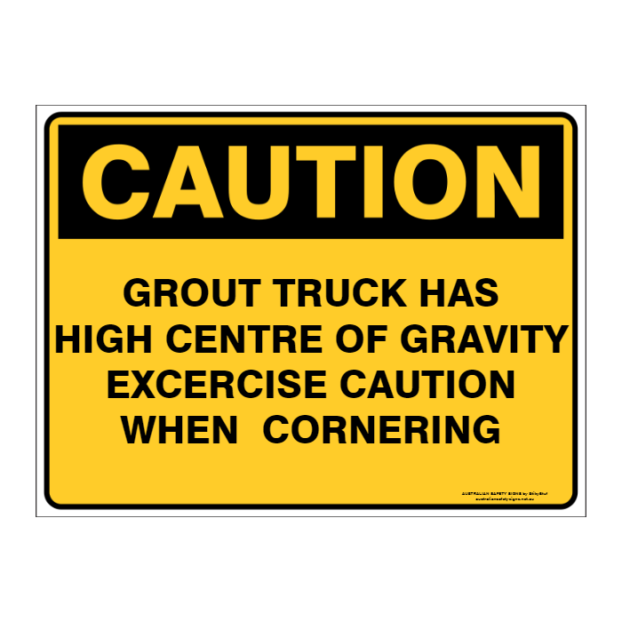 Custom Text Caution Sign