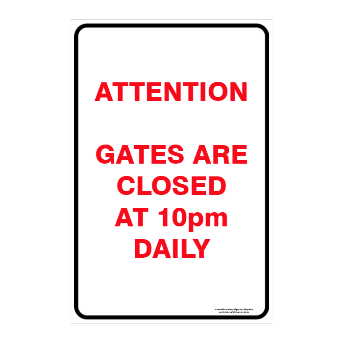 CUSTOM PARKING SIGN