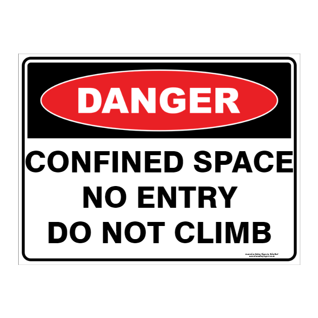 Danger Custom Text Sign