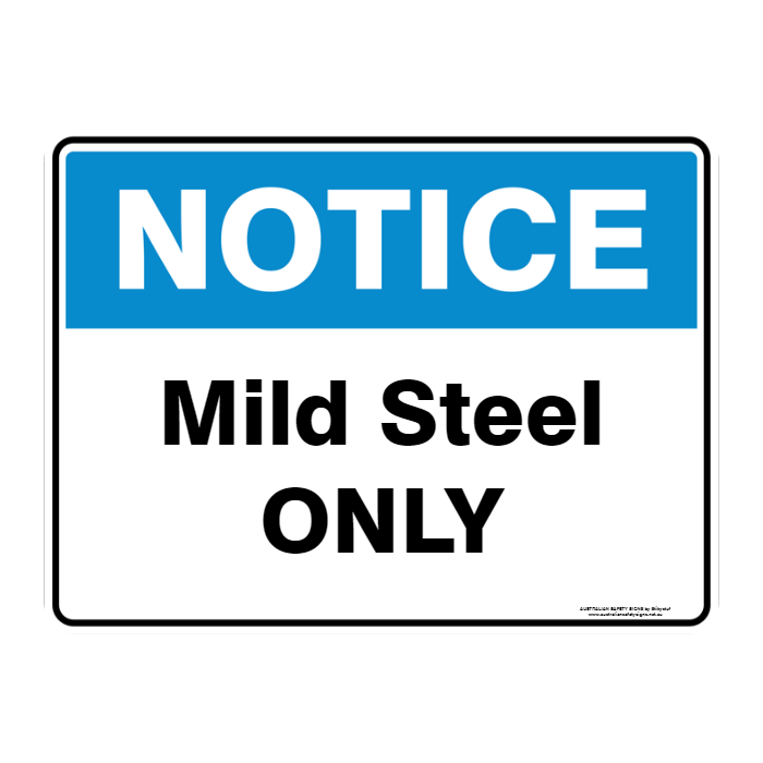 NOTICE CUSTOM TEXT SIGN
