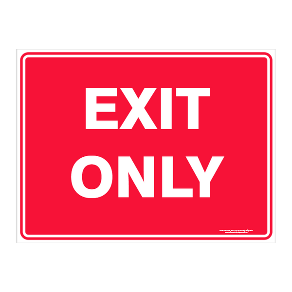 Custom Text Emergency Sign - Australian Safety Signs