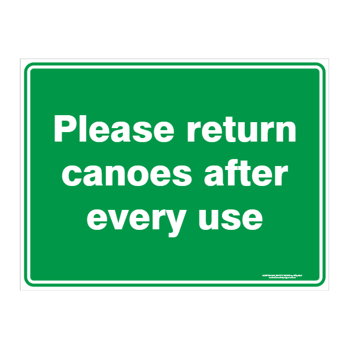 Custom Text Emergency Sign
