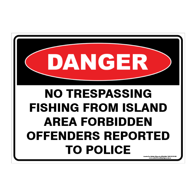 Danger Custom Text Sign