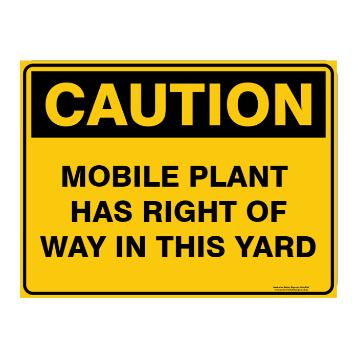 Custom Text Caution Sign
