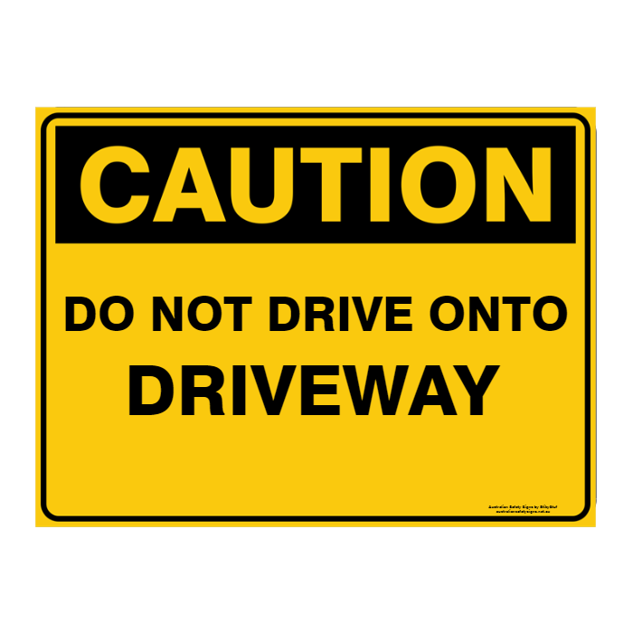 Custom Text Caution Sign