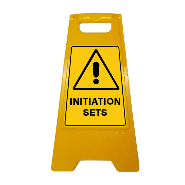 New CUSTOM Your Text Here A-Frame Floor Stand