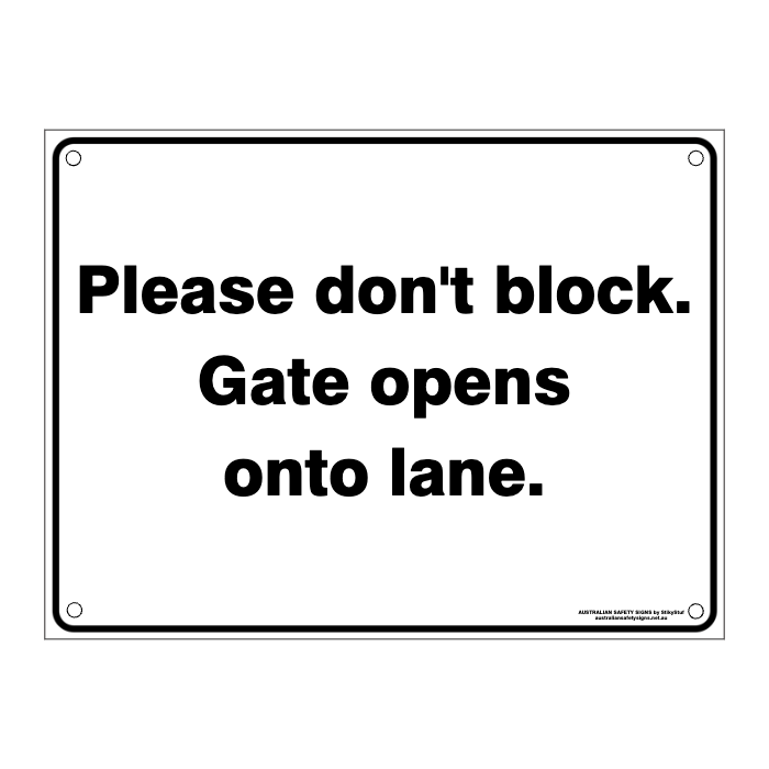 Custom general sign