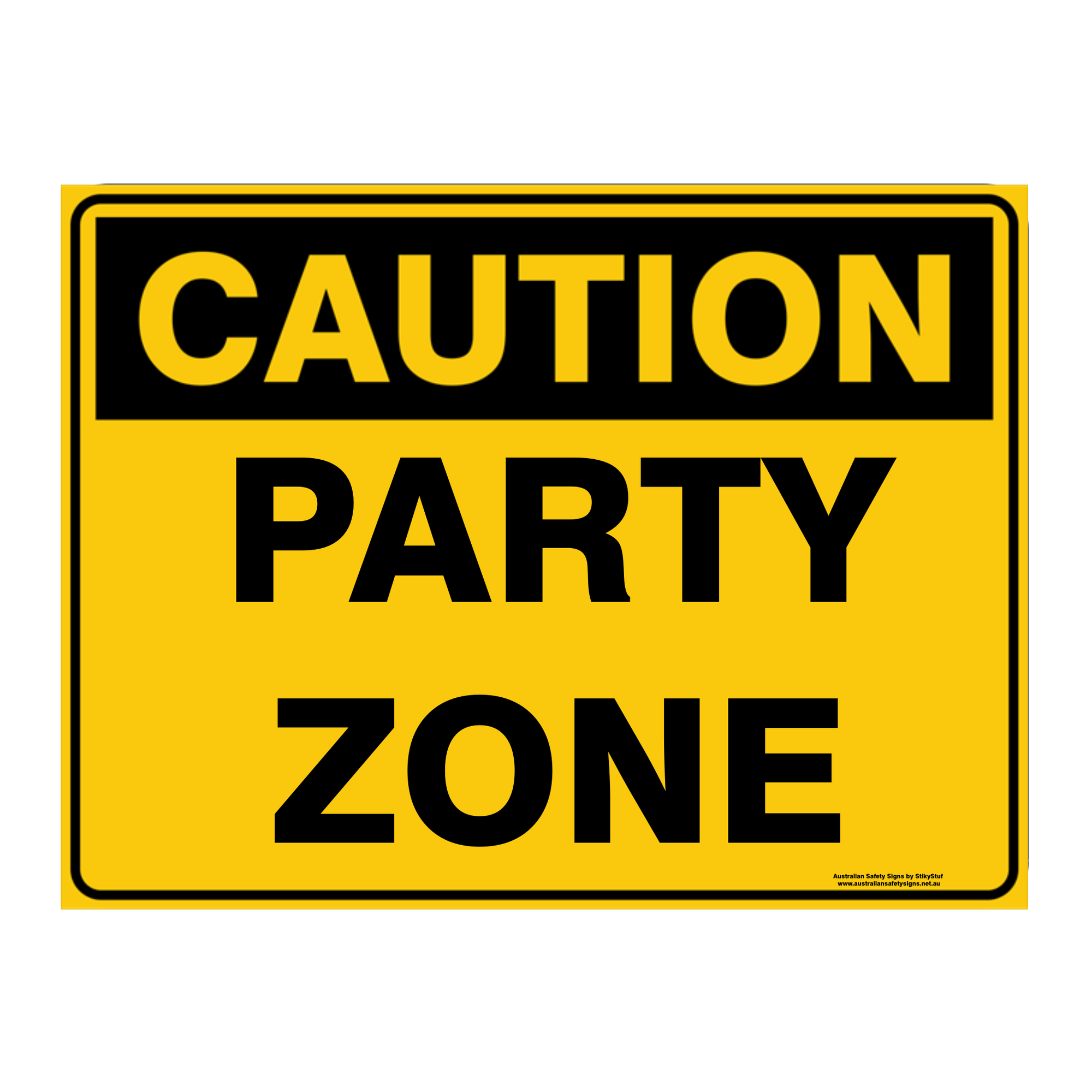 Custom Text Caution Sign