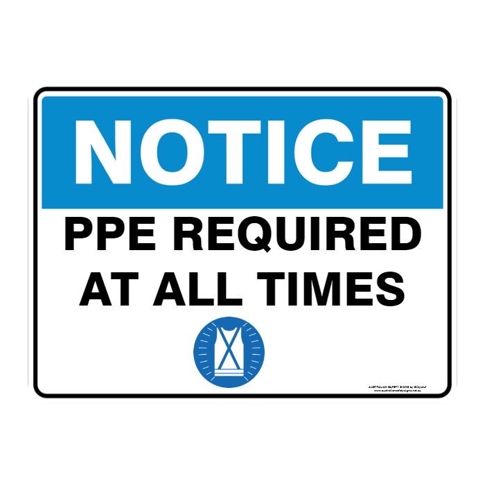 NOTICE CUSTOM TEXT SIGN