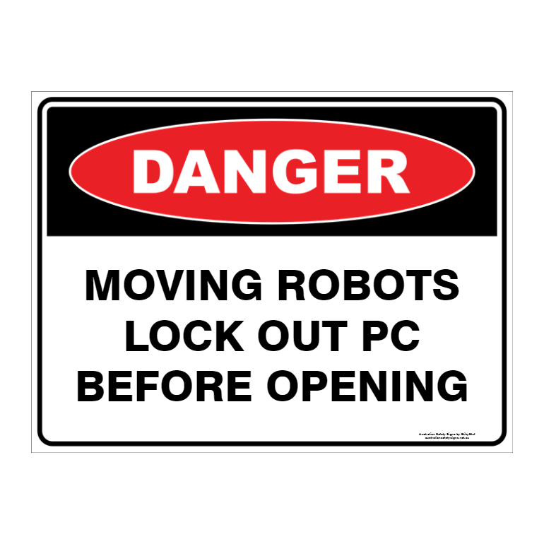 Danger Custom Text Sign