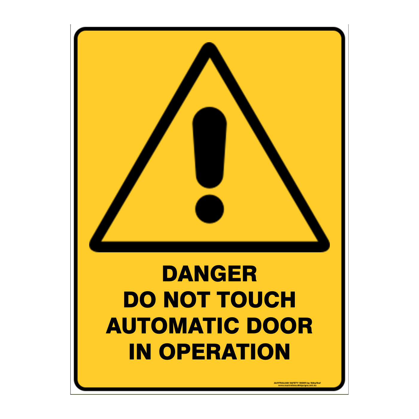 Warning Custom Text Sign