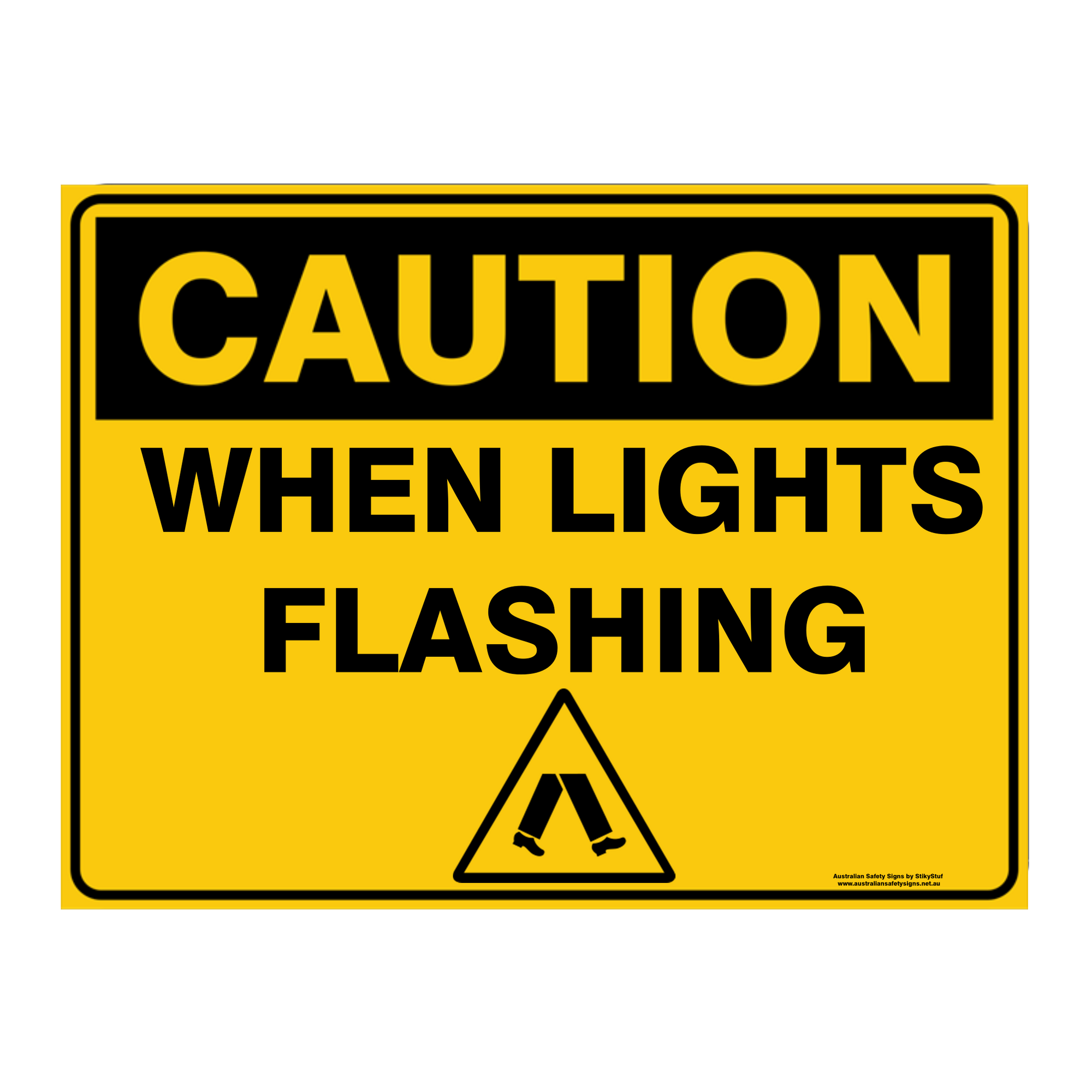Custom Text Caution Sign