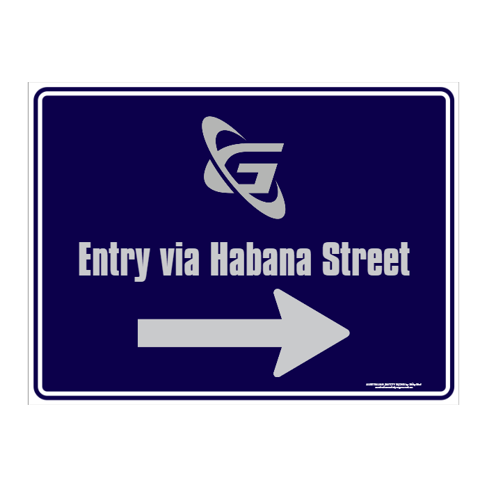 Custom Text Emergency Sign